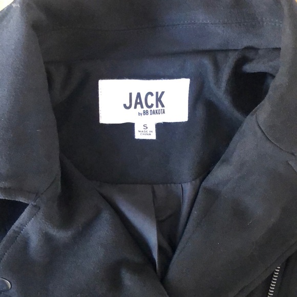 BB Dakota, suede moto jacket, size small, black, never worn. - Picture 2 of 3